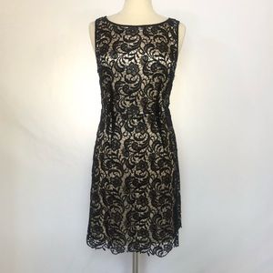 Laundry by Shelli Segal Black Lace Dress Size 10